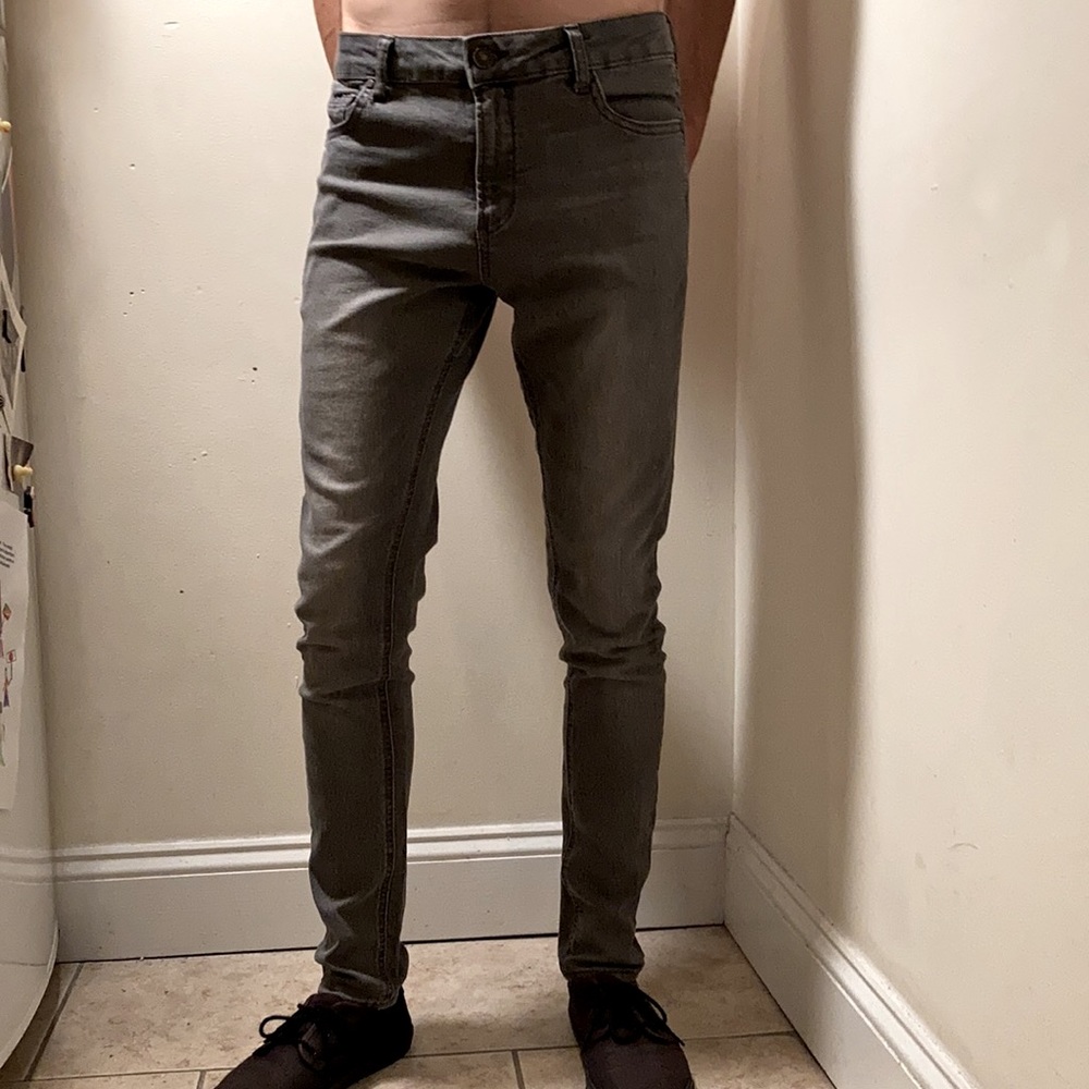 Grey London Denim 28”x30” jeans